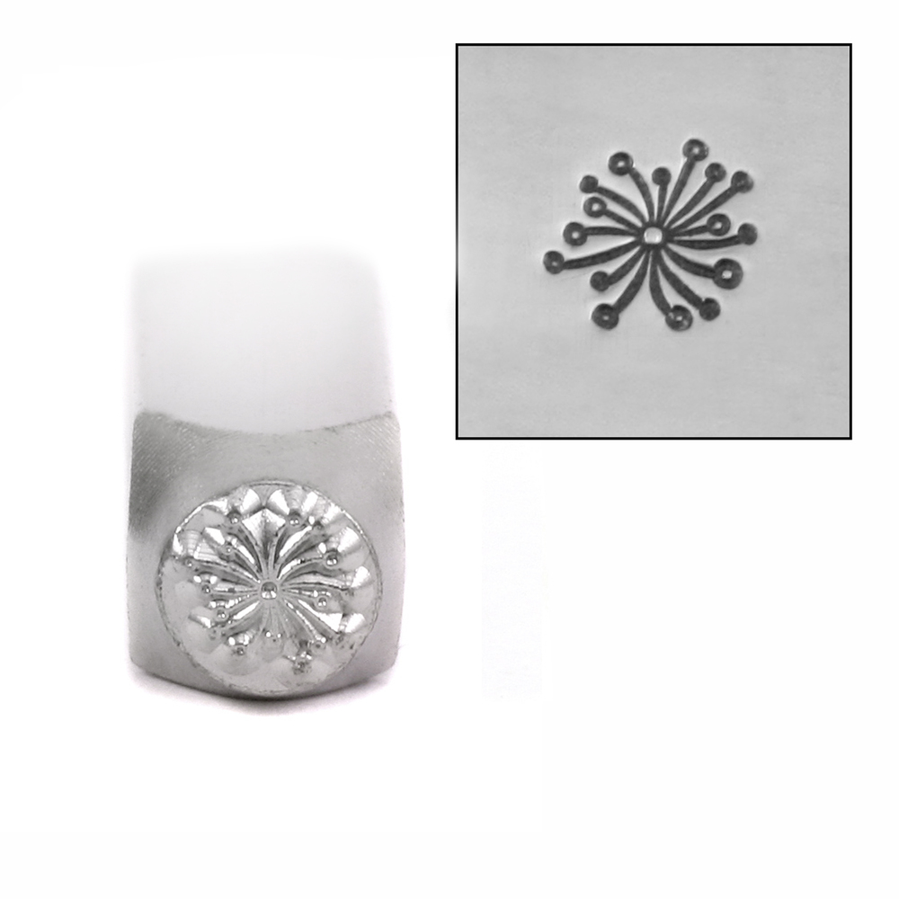 Metal Stamping Tools ImpressArt Lil Fireworks Metal Design Stamp, 6mm